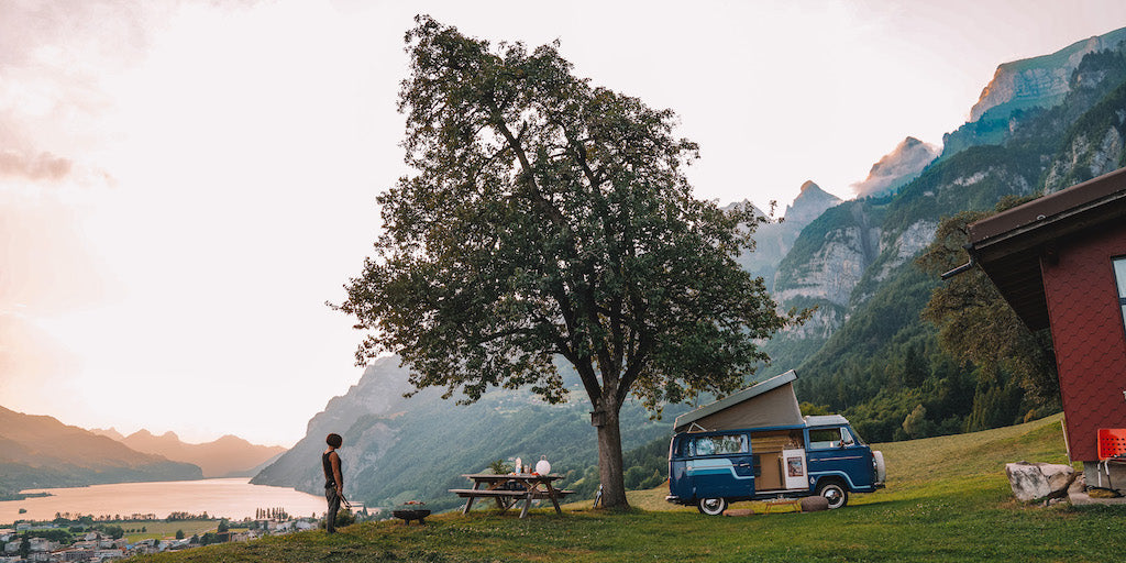 Gewinne 100 CHF für ein Camping Wochenende