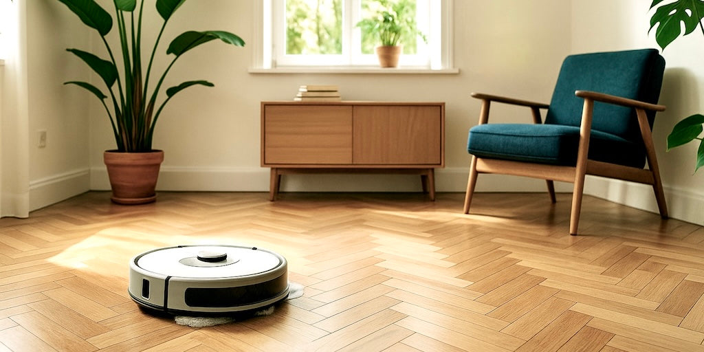 Perfekt für deinen Wischroboter: Das em kraft Konzentrat für langanhaltende Frische
