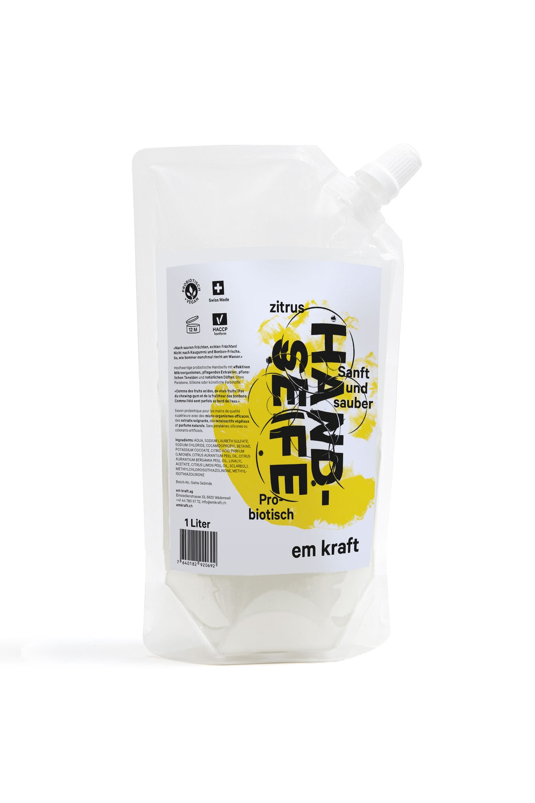 Handseife zitrus Refill 1l